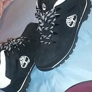 black suede timberland boots